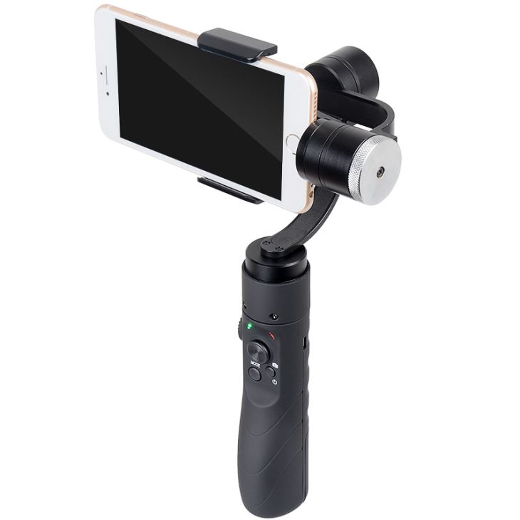 AFI V3 Pòtatif Aksyon Stabilizer Kamera 3 Aks Brushless Pòtatif Gimbal Pou Smart Telefòn ak Espò Kamera