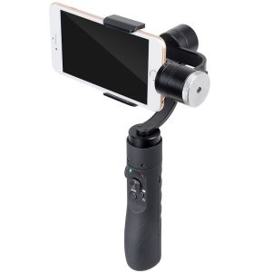 AFI V3 3 Axis Pòtatif Gimbal Stabilizer Pou Smartphone Aksyon Kamera Telefòn Portable Steadicam PK Zhiyun Feiyu Dji Osmo