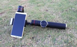 AFI V5 3 Aks Pòtatif Gimbal Pou IPhone & Android Smartphones - Entelijan Kontwòl APP Pou Panorama Auto, Tan-Lapse & Tracking