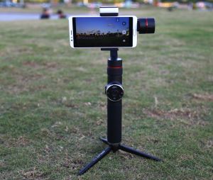AFI V5 Auto objè Tracking Monopod Selfie-bwa 3 Aks Pòtatif Gimbal Pou Kamera Smartphone